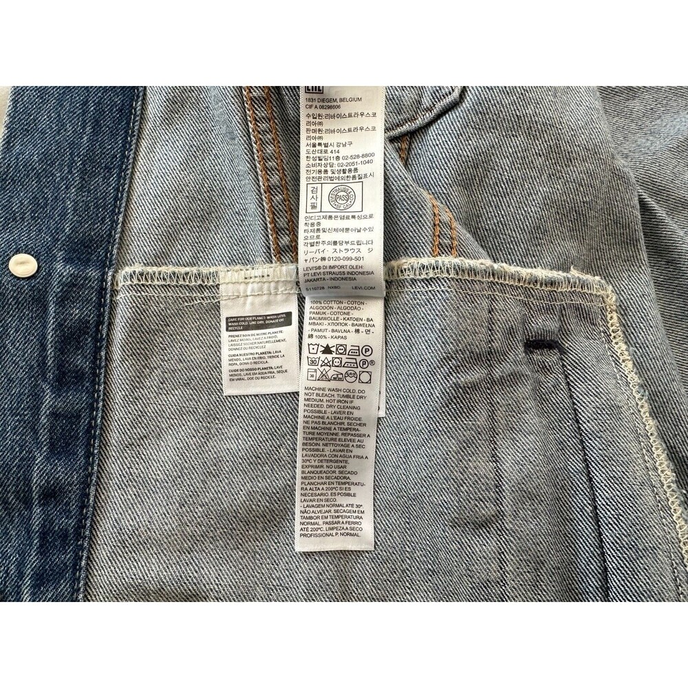 Levi's Men's Regular-Fit Classic Denim Jean Trucker Jacket Size XXL 2XL - NWT - Picture 5 of 7